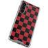 Red and Black Checkerboard Galaxy S24 FE Clear Case